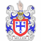 Miller Family Crest Sticker (Voorkant)