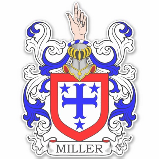 Miller Family Crest Sticker (Voorkant)