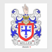 Miller Family Crest Sticker (Vel)
