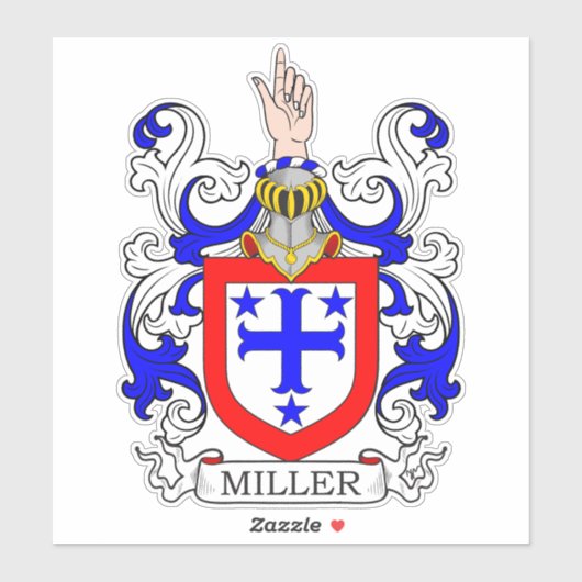 Miller Family Crest Sticker (Vel)