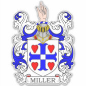 Miller Family Crest Sticker (Voorkant)