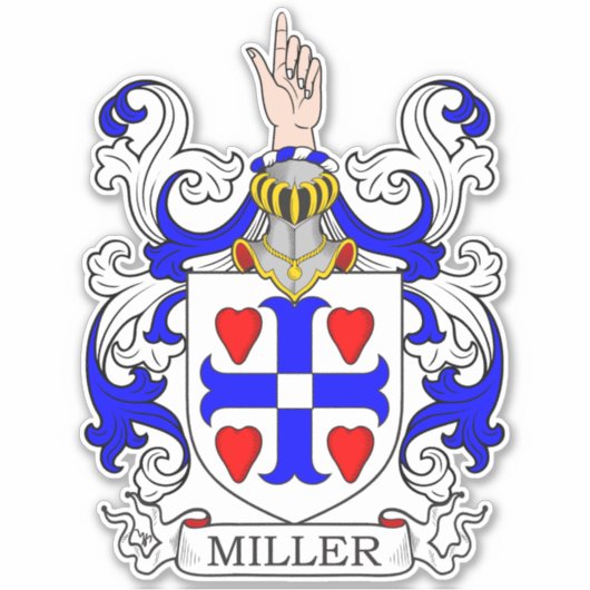 Miller Family Crest Sticker (Voorkant)