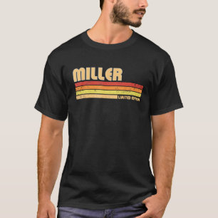 MILLER Grappige gepersonaliseerde titel Beroep Geb T-shirt