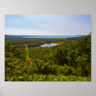 Miller Hill Lookout, Sleeping Beer Dunes NL Poster