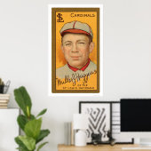 Miller Huggins Cardinals Baseball 1911 Poster (Thuiskantoor)