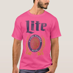Miller Lite Een fijne Pilsner Vintage bierlabel ca T-shirt