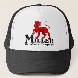 Miller motorrijwielen Logo op een vrachtwagenwagen Trucker Pet