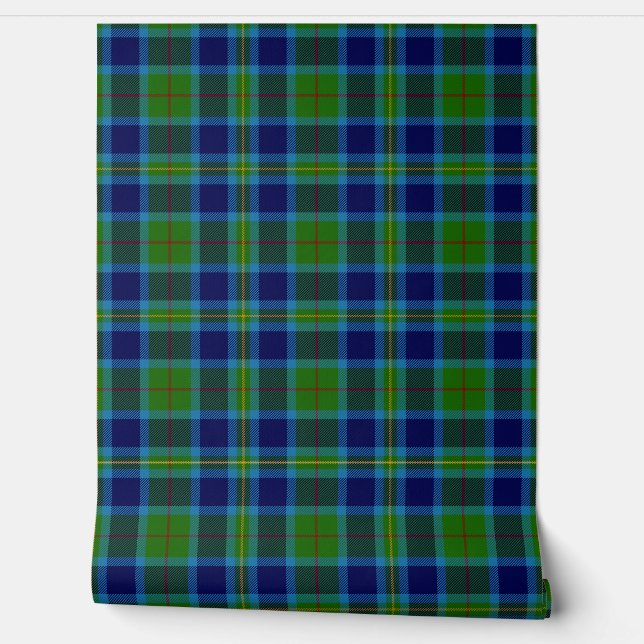 Miller Tartan Plaid Schotse Clan Behang (Afrollen)