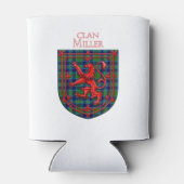 Miller Tartan Scottish Plaid Lion Rampant Blikjeskoeler (Achterkant)