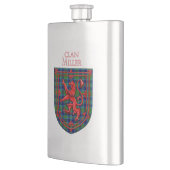Miller Tartan Scottish Plaid Lion Rampant Flacon (Links)