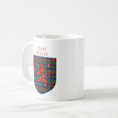 Miller Tartan Scottish Play Lion Rampant Koffiemok (Voorkant links)