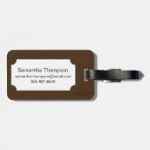 Miller: Zonnebloem Bagagelabel (Achterkant horizontaal)