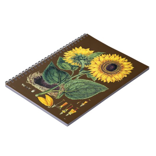 Miller: Zonnebloem Notitieboek (Linkerzijde)