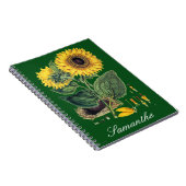 Miller: Zonnebloem Notitieboek (Rechterzijde)