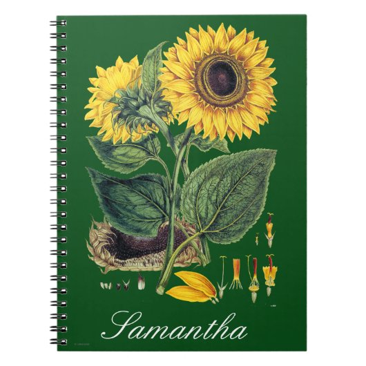 Miller: Zonnebloem Notitieboek (Voorkant)