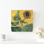 Miller: Zonnebloem Vierkante Klok (Huis)