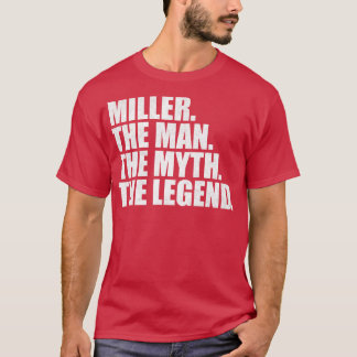 MillerMiller Naam Miller Voornaam T-shirt