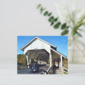 Miller's run Covered Bridge, Lyndon, Vermont Briefkaart (Staand voorkant)