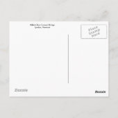 Miller's run Covered Bridge, Lyndon, Vermont Briefkaart (Achterkant)