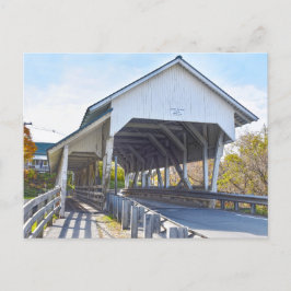 Miller's run Covered Bridge, Lyndon, Vermont Briefkaart