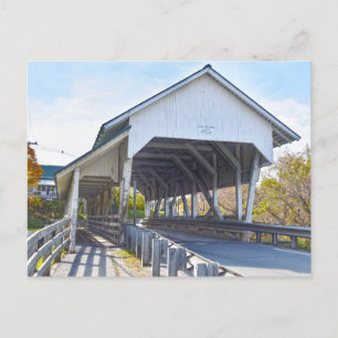 Miller's run Covered Bridge, Lyndon, Vermont Briefkaart