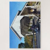 Miller's run Covered Bridge, Lyndon, Vermont Legpuzzel (Verticaal)