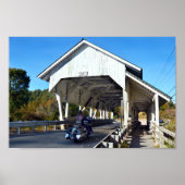 Miller's run Covered Bridge, Lyndon, Vermont Poster (Voorkant)