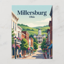 Millersburg, Ohio Briefkaart