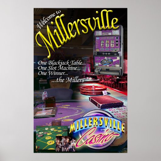 Millersville Casino Poster (Voorkant)