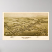 Millersville, PA Panoramic Map - 1894 Poster (Voorkant)