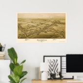 Millersville, PA Panoramic Map - 1894 Poster (Thuiskantoor)