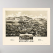 Millerton with Irondale, NY Panoramic Map - 1887 Poster (Voorkant)