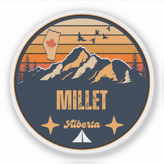 Millet, Alberta Sticker (Voorkant)