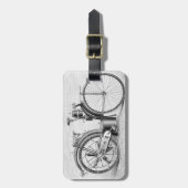 Millet Motorcycle, 1895 Bagagelabel (Voorkant verticaal)