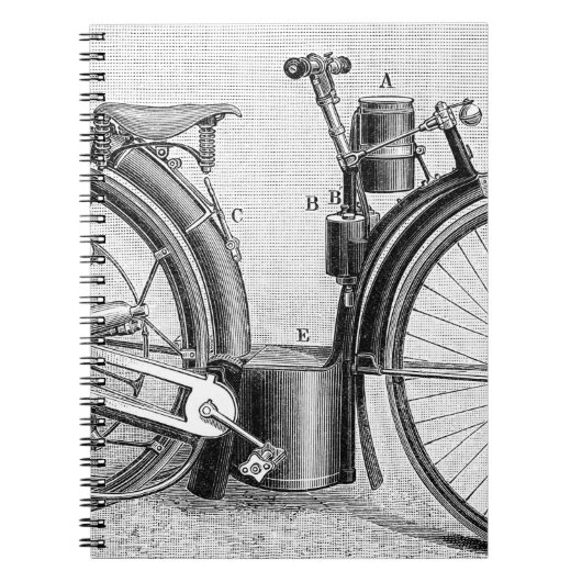 Millet Motorcycle, 1895 Notitieboek (Voorkant)