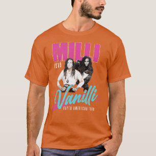 Milli Vanilli concerttour 1989 T-shirt