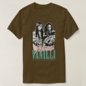 Milli Vanilli  stijl jaren '90 esthetisch ontwerp T-shirt (Design voorkant)