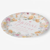 Millie Bloem Bruidsmeisjelfeest Papieren Bordje (Gekanteld)