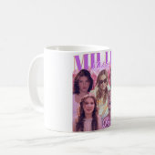 Millie Bobby Brown Aesthetic Collage Mug Koffiemok (Voorkant links)