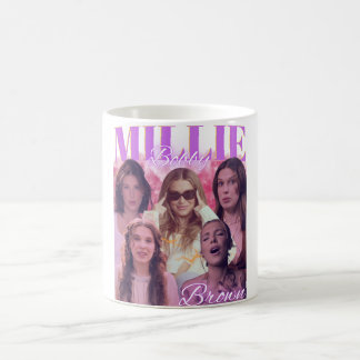 Millie Bobby Brown Aesthetic Collage Mug Koffiemok