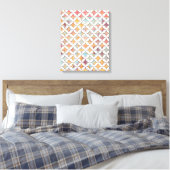 Millie Bright Verpakt Canvas 16" x 25" Afdruk (Insitu (Slaapkamer))