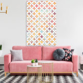 Millie Bright Verpakt Canvas 16" x 25" Afdruk (Insitu (Woonkamer))