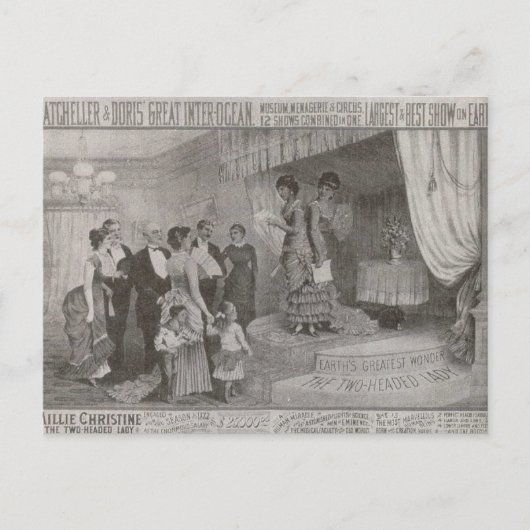 Millie Christine / De tweederangs dame Briefkaart (Voorkant)