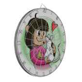 Millie en Cupcake Dartbord (Voorkant Links)