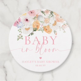 Millie Floral Baby in Bloom Baby shower Bedankjes Labels