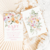 Millie Floral Baby in Bloom Baby shower Kaart