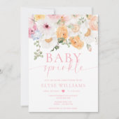 Millie Floral Baby Sprinkle Kaart (Voorkant)