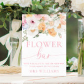 Millie Floral Bloem Bar Teken Poster