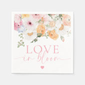 Millie Floral Liefde In Bloom Vrijgezellenfeest Servet (Voorkant)