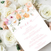 Millie Floral Menu & Bedankt